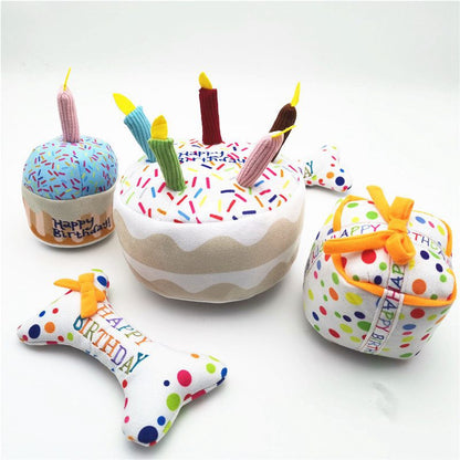 Birthday Cake Squeaky Toys and Accessories