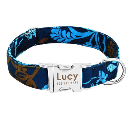 Personalized Nylon Pet Dog / Cat Collar