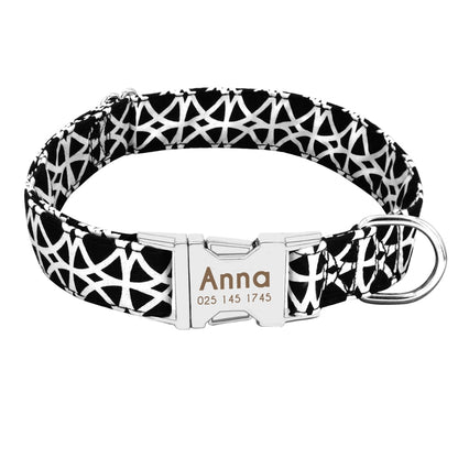 Personalized Nylon Pet Dog / Cat Collar