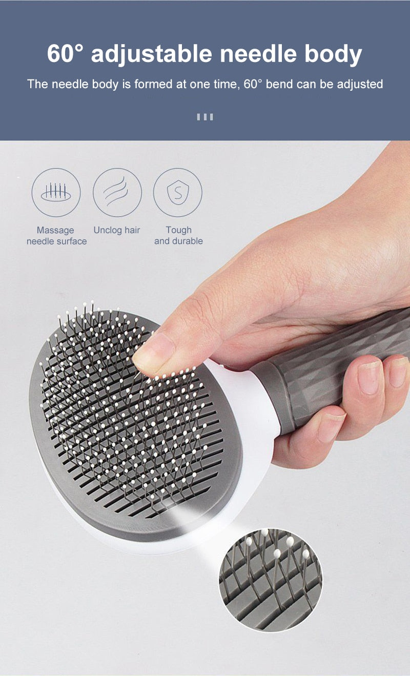 Pet Hair Brush/ Stainless Steel Comb for Grooming