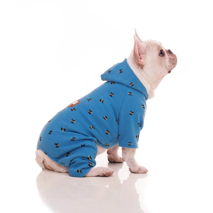 Warm Winter Four legged Printed Hoodie