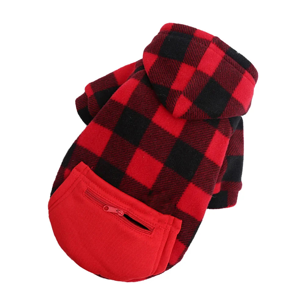 Buffalo Plaid Hoodie Sweater