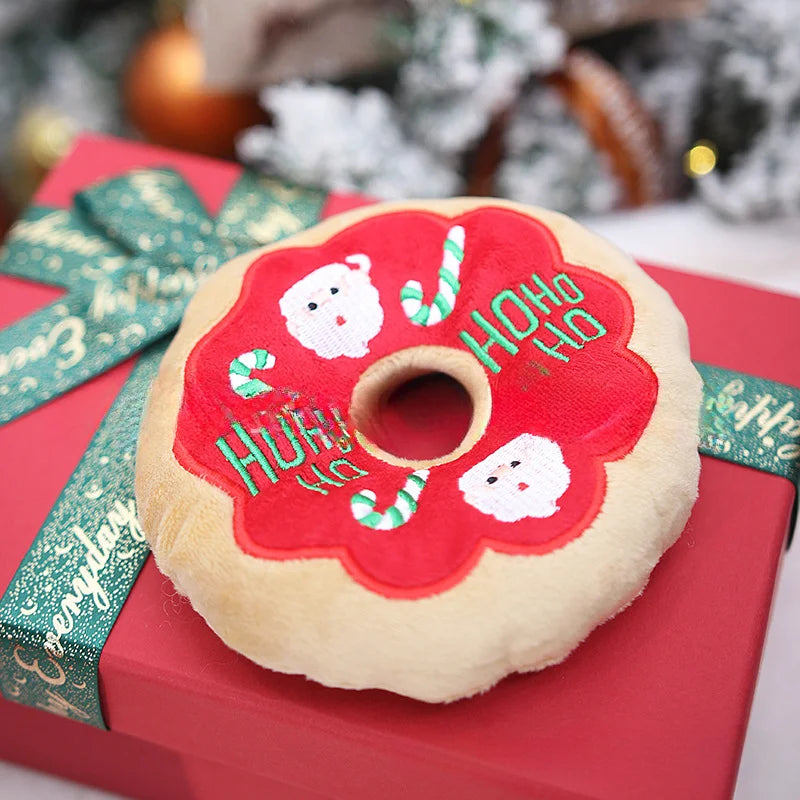 Plush Christmas Donut Toy