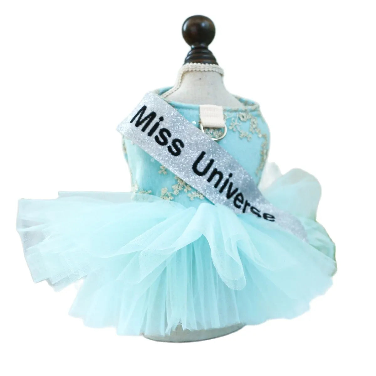 Miss Universe Dress Skirt with Embroidery Design