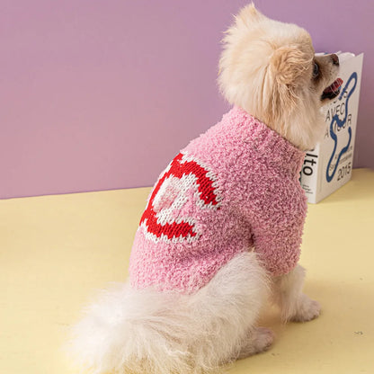 Designer Inspired Chanel Pet Plush Sweater