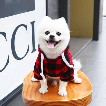 Buffalo Plaid Hoodie Sweater