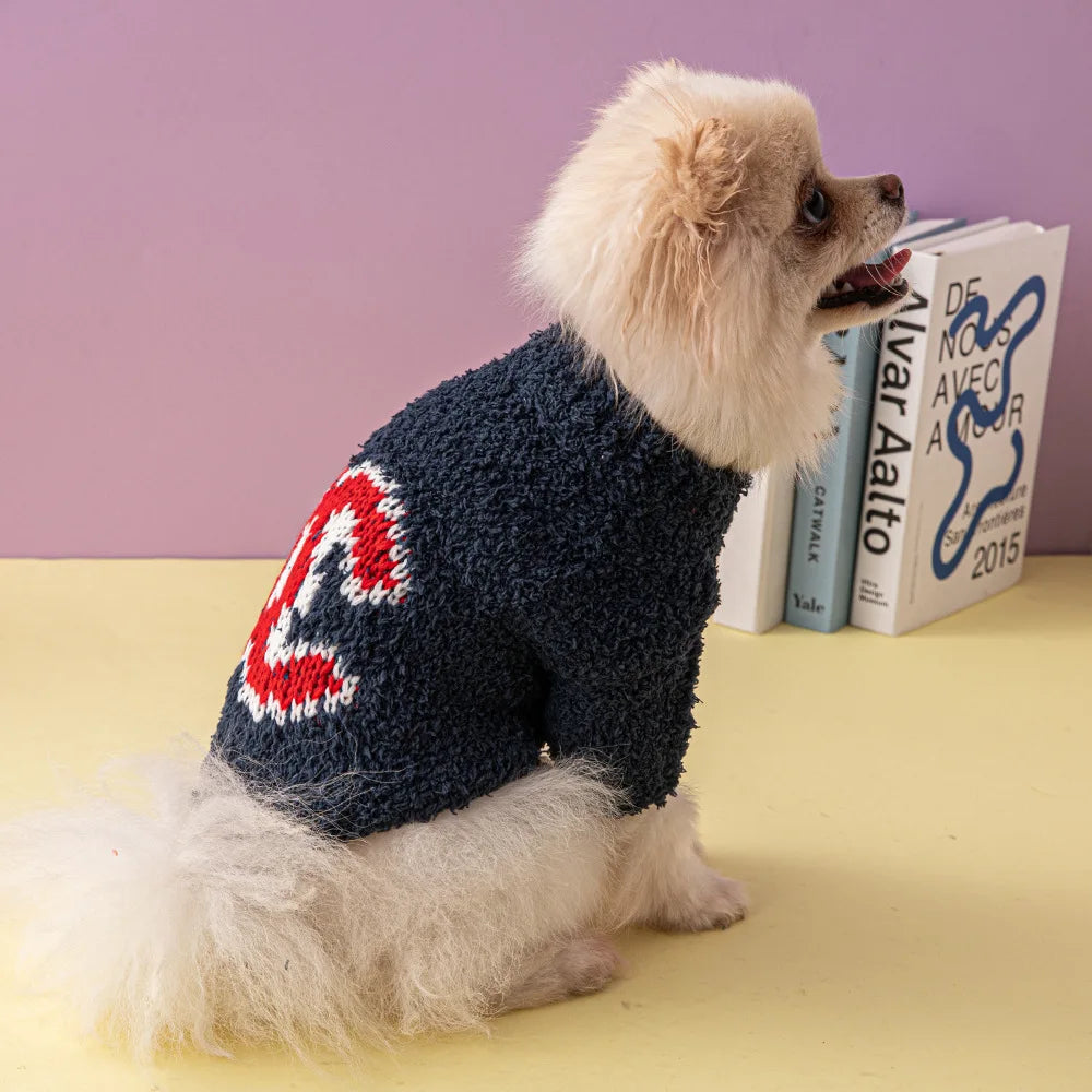 Designer Inspired Chanel Pet Plush Sweater