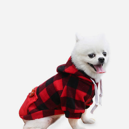 Buffalo Plaid Hoodie Sweater