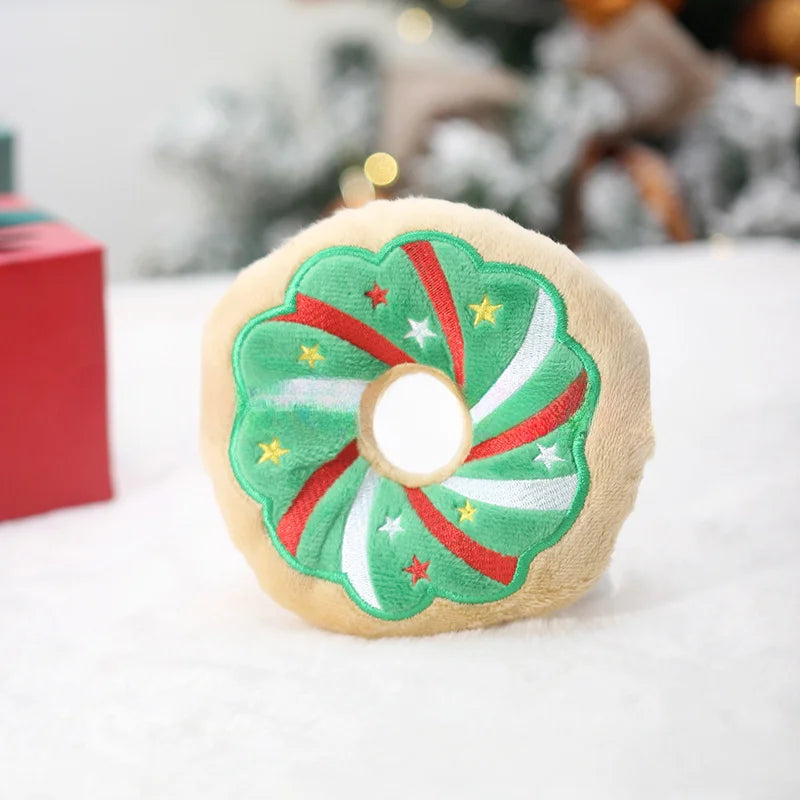 Plush Christmas Donut Toy