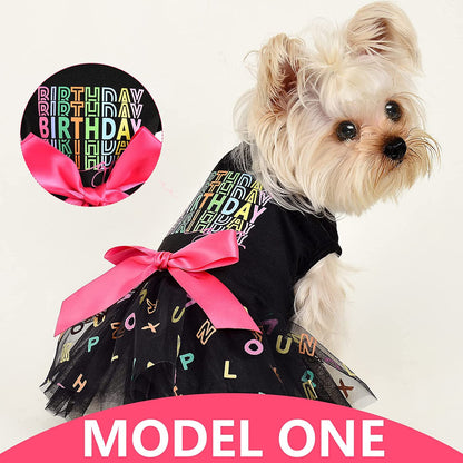 Birthday Princess Dog Dresses