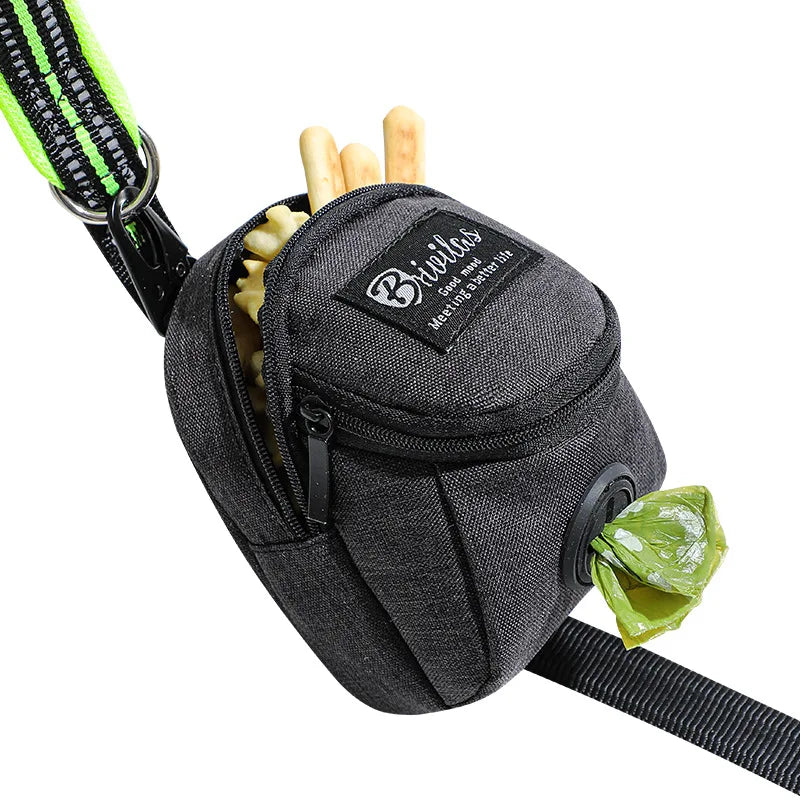 Pet Dog Treat Pouch and Poop Dispenser Portable