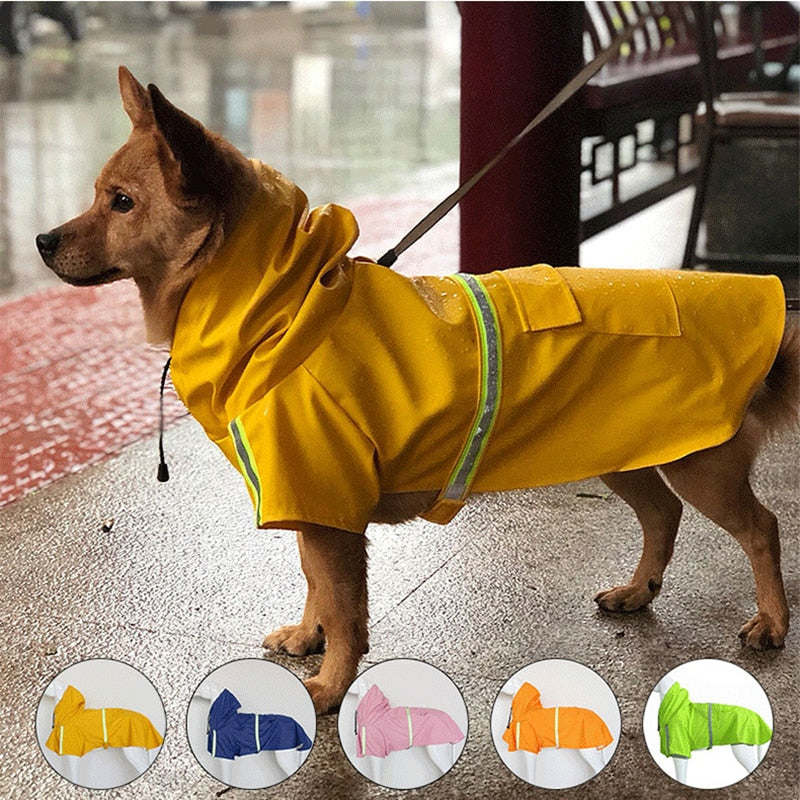 Waterproof Raincoat with Reflective