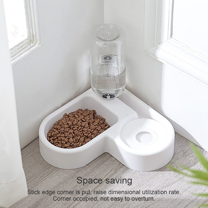 Corner Drinking Bowl Automatic Feeder